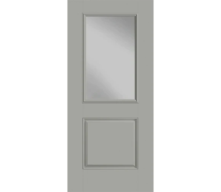 Branson Half Light 1 Panel Fiberglass Entry Door