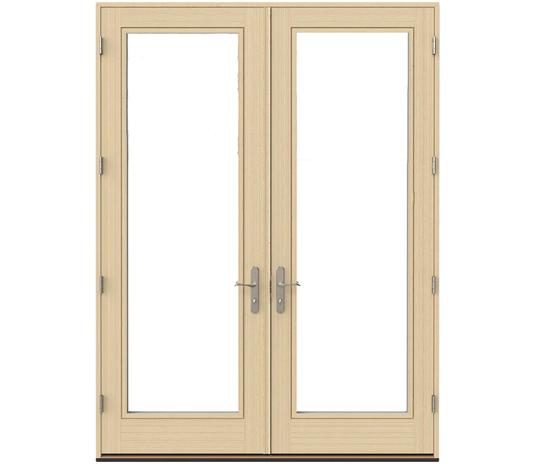 Branson Pella Lifestyle Series Wood Double Hinged Patio Doors