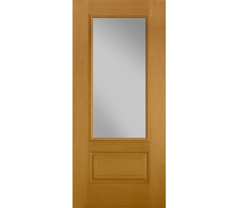 Branson Three Quaters light Fiberglass Entry Door